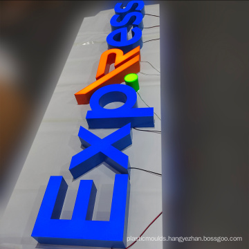 DINGYISIGN Factory Wholesale Rimless Illuminated 3D Led Sign Outdoor Front Lit Channel Letter Signs